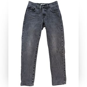 Levi's Middy Straight in Black Size 28 Women's Casual Relaxed